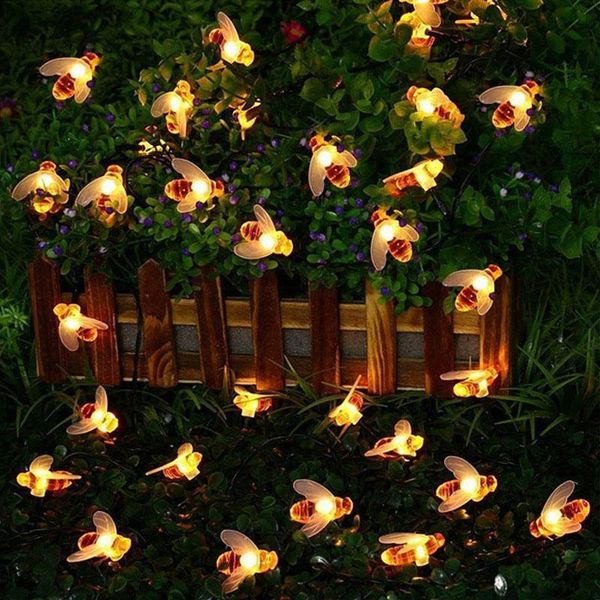 strings cute honey bee shape led string fairy light for outdoor garden wedding festival decor solar powered garland
strings cute honey bee shape led string fairy light for outdoor garden wedding festival decor solar powered garland