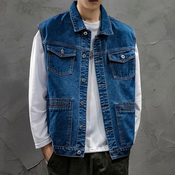 men's vests veste sans manche homme mens vest jackets sleeveless denim jacket men cotton comfort casual, Black;white
men's vests veste sans manche homme mens vest jackets sleeveless denim jacket men cotton comfort casual, Black;white