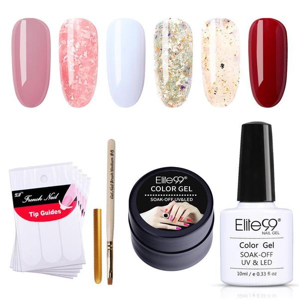 nail art kits elite99 8 pieces/lot gel polish kit soak off glitter shimmer with french guides brush manicure set
nail art kits elite99 8 pieces/lot gel polish kit soak off glitter shimmer with french guides brush manicure set