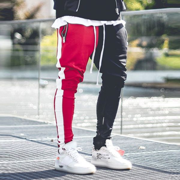 men's pants color matching casual zipper poet, Black
men's pants color matching casual zipper poet, Black