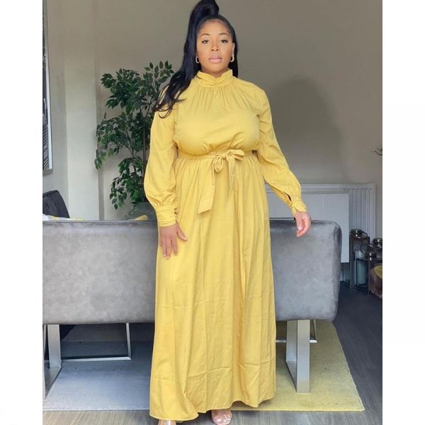 plus size dresses xl-5xl dress women clothing fashion o neck long sleeve big swing yellow loose robes african clothes, Black
plus size dresses xl-5xl dress women clothing fashion o neck long sleeve big swing yellow loose robes african clothes, Black