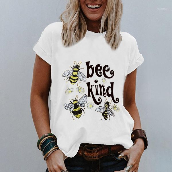 bee print t shirt women's casual summer cartoon animal funny short-sleeved white streetwear t-shirt camiseta mujer
bee print t shirt women's casual summer cartoon animal funny short-sleeved white streetwear t-shirt camiseta mujer