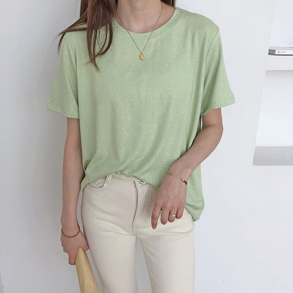 women's t-shirt soft linen sequins o neck woman t-shirts loose casual short sleeve basic women summer solid color 7 colors k2, White
women's t-shirt soft linen sequins o neck woman t-shirts loose casual short sleeve basic women summer solid color 7 colors k2, White