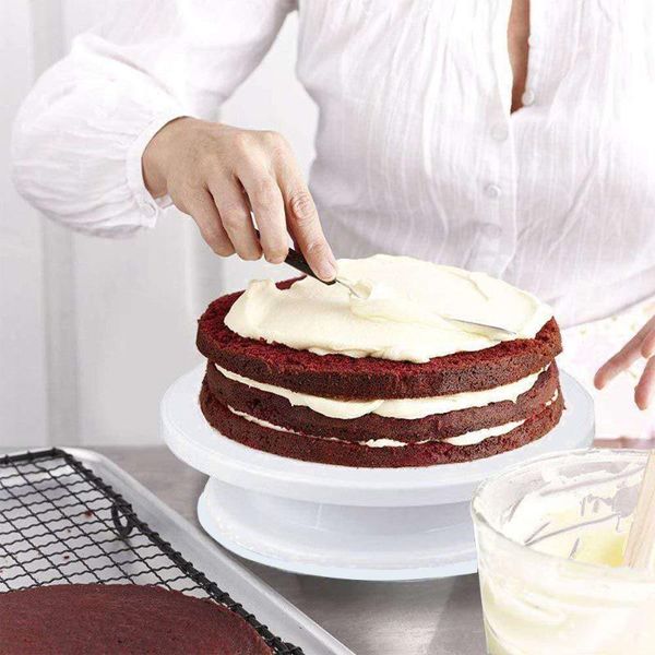 pcs plastic cake turntable rotating decorating anti-skid round stand rotary table baking & pastry tools
pcs plastic cake turntable rotating decorating anti-skid round stand rotary table baking & pastry tools