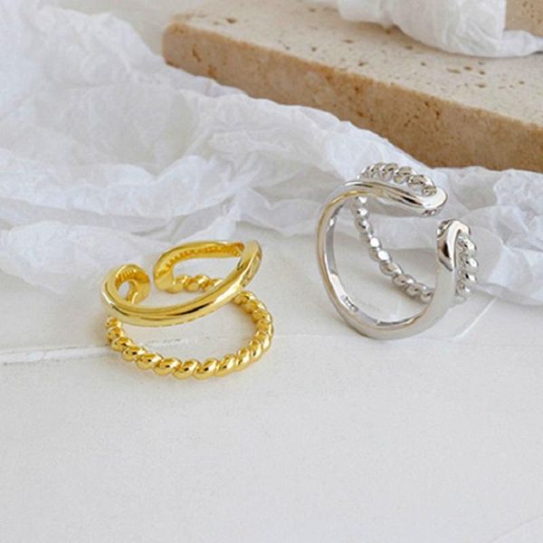 cluster rings todorova double-layer line twist ring female golden fashion simple open jewelry accessories prevent allergy, Golden;silver
cluster rings todorova double-layer line twist ring female golden fashion simple open jewelry accessories prevent allergy, Golden;silver