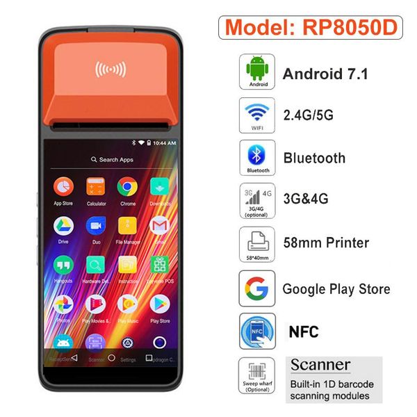 android 7.1 bluetooth thermal receipt printer 58mm 4g wifi mobile order terminal nfc 1d barcode scanner scanners
android 7.1 bluetooth thermal receipt printer 58mm 4g wifi mobile order terminal nfc 1d barcode scanner scanners