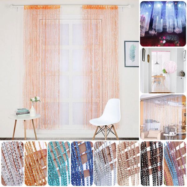 curtain & drapes string shiny tassel line curtains window door divider drape living room decor valance home decoration 100x200cm
curtain & drapes string shiny tassel line curtains window door divider drape living room decor valance home decoration 100x200cm