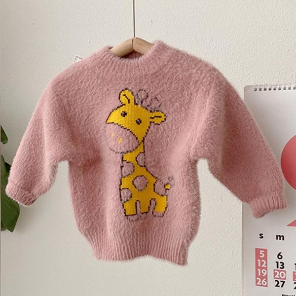 pullover winter kids girls knitted sweater cartoon print children's outerwear 2-6yrs cute thick warm baby girl clothing, Blue
pullover winter kids girls knitted sweater cartoon print children's outerwear 2-6yrs cute thick warm baby girl clothing, Blue