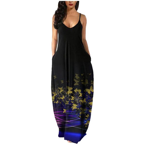 casual dresses cami dress women maxi 2021 butterfly printed vestidos women's summer clothes for holiday beach, Black;gray
casual dresses cami dress women maxi 2021 butterfly printed vestidos women's summer clothes for holiday beach, Black;gray