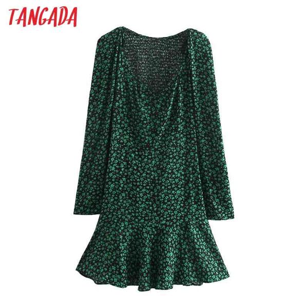 fashion women green flowers print a-line long sleeve high street ladies mini dress 4n06 210416, Black;gray
fashion women green flowers print a-line long sleeve high street ladies mini dress 4n06 210416, Black;gray