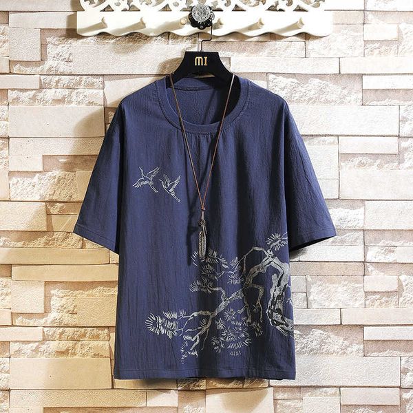 short sleeve linen t shirt men's summer white black tshirt tees chinese fashion clothes oversize 4xl 5xl o neck 210629
short sleeve linen t shirt men's summer white black tshirt tees chinese fashion clothes oversize 4xl 5xl o neck 210629