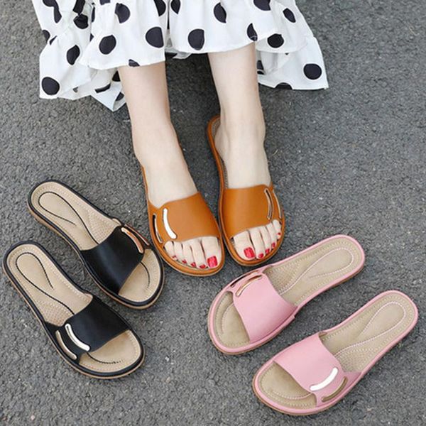 women summer slippers flat solid females sandals rubber peep toes wear-resistant beach woman's shoes 2021 comfortable, Black
women summer slippers flat solid females sandals rubber peep toes wear-resistant beach woman's shoes 2021 comfortable, Black