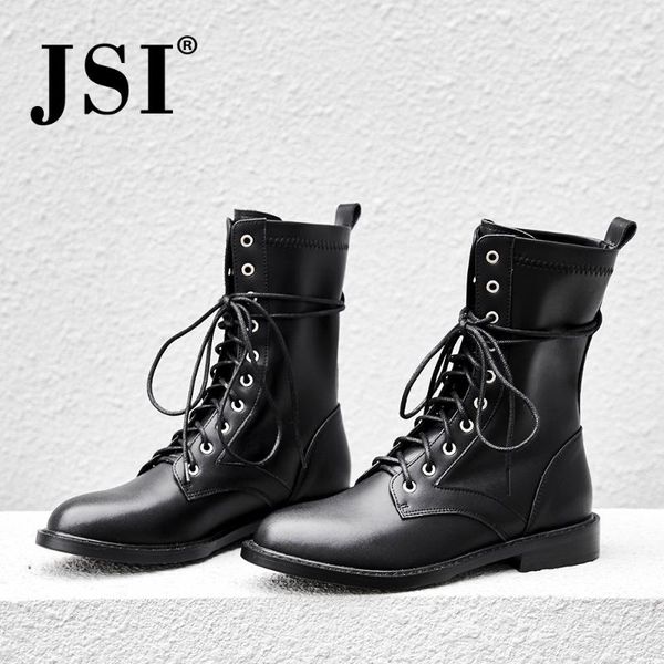 boots jsi fashion round toe low heel ladies casual lace-up square shoes basic solid handmade outside women ankle, Black
boots jsi fashion round toe low heel ladies casual lace-up square shoes basic solid handmade outside women ankle, Black