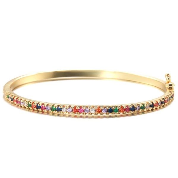 bangle kinel charm rainbow bangles copper colorful natural zircon cuff trendy gold jewelry gift for women girls, Black
bangle kinel charm rainbow bangles copper colorful natural zircon cuff trendy gold jewelry gift for women girls, Black
