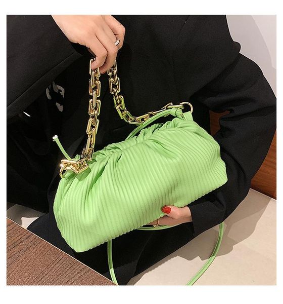 evening bags thick gold chain underarm bag designer pleated cloud leather dumpling handbag luxury baguette
evening bags thick gold chain underarm bag designer pleated cloud leather dumpling handbag luxury baguette