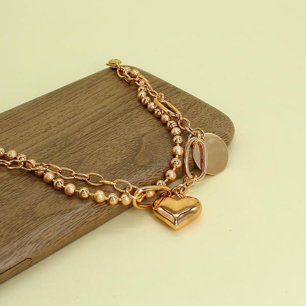 charm bracelets double layer peach heart smooth bead gold color environmental copper chain bracelet for women girls trendy sweet jewelry gif, Golden;silver
charm bracelets double layer peach heart smooth bead gold color environmental copper chain bracelet for women girls trendy sweet jewelry gif, Golden;silver