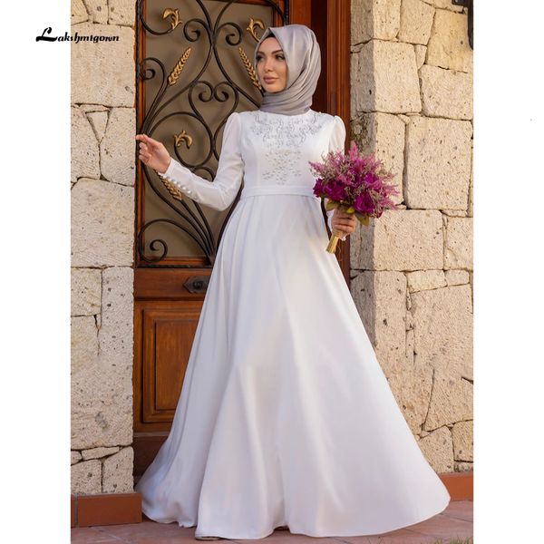 2021 new stain beads muslim wedding es with hijab long sleeves floor length back a-line custom made garden arabic gelinlik z494, White
2021 new stain beads muslim wedding es with hijab long sleeves floor length back a-line custom made garden arabic gelinlik z494, White