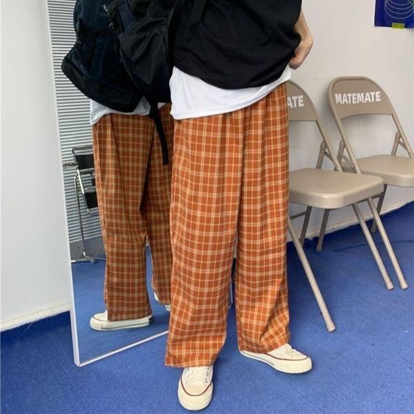 korean women straight pants cool orange trousers female fashion summer office casual japan high street plaid girl women's & capris, Black;white
korean women straight pants cool orange trousers female fashion summer office casual japan high street plaid girl women's & capris, Black;white