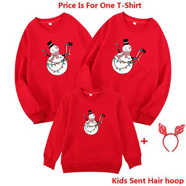 year christmas look mother daughter father son cotton shirt matching outfit kids t-shirt, Blue
year christmas look mother daughter father son cotton shirt matching outfit kids t-shirt, Blue