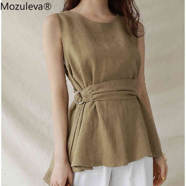 women summer blouses shirts casual vintage lace up asymmetrical cotton and linen sleeveless vest femme 210427, White
women summer blouses shirts casual vintage lace up asymmetrical cotton and linen sleeveless vest femme 210427, White