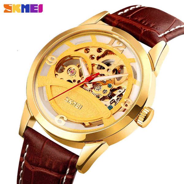 mechanical automatic skmei men creative watches hollow dial quartz man clock leather tape waterproof watch reloj hombre, Slivery;brown
mechanical automatic skmei men creative watches hollow dial quartz man clock leather tape waterproof watch reloj hombre, Slivery;brown
