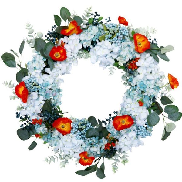 novelty items artificial hydrangea wreath spring summer for front door wedding party wall windows farmhouse home decoration
novelty items artificial hydrangea wreath spring summer for front door wedding party wall windows farmhouse home decoration