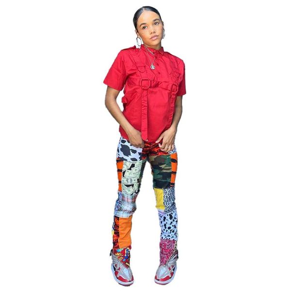 women's pants & capris multi- positioning printing split trousers wide-leg fashionable mid-waist stitching straight-leg, Black;white
women's pants & capris multi- positioning printing split trousers wide-leg fashionable mid-waist stitching straight-leg, Black;white