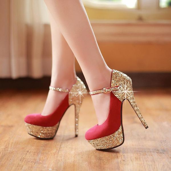 3colors 2021 high-heeled party shoes nubuck leather platform fashion glitter women's women pumps red bottom high heels dress, Black
3colors 2021 high-heeled party shoes nubuck leather platform fashion glitter women's women pumps red bottom high heels dress, Black