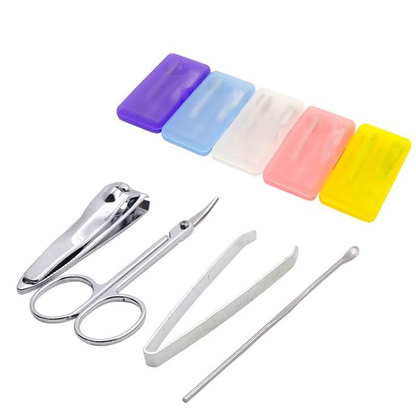 nail art kits 4pcs home care set stainless steel nipper clippers +ear spoon + eyebrow scissor eyelash tweezer personal cleaning tool
nail art kits 4pcs home care set stainless steel nipper clippers +ear spoon + eyebrow scissor eyelash tweezer personal cleaning tool