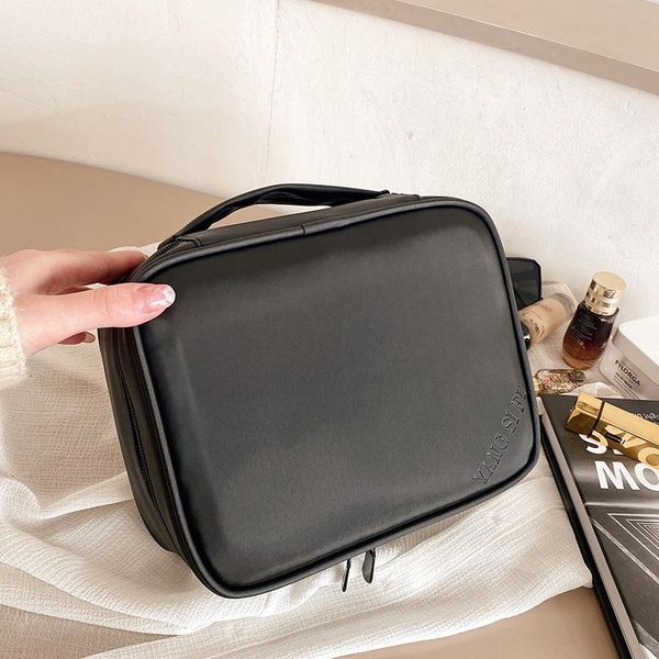 cosmetic bags & cases travel simple fashionable bag large capacity solid color portable detachable pu wash storage
cosmetic bags & cases travel simple fashionable bag large capacity solid color portable detachable pu wash storage
