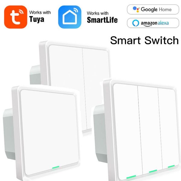 smart home control tuya 1/2/3gang light switch neutral wire required bluetooth-compatible life app works with alexa google
smart home control tuya 1/2/3gang light switch neutral wire required bluetooth-compatible life app works with alexa google