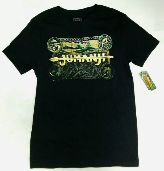 jumanji movie jumanji logo girls women's t-shirt nwt authentic & licensed, White;black
jumanji movie jumanji logo girls women's t-shirt nwt authentic & licensed, White;black