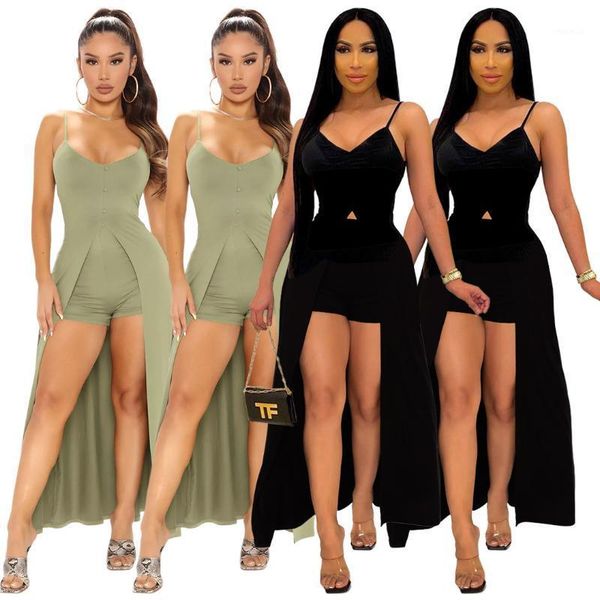 women's tracksuits irregular design women 2pcs 2021 sleeveless spaghetti strap front split long skinny bodycon shorts outfits s-2x, Gray
women's tracksuits irregular design women 2pcs 2021 sleeveless spaghetti strap front split long skinny bodycon shorts outfits s-2x, Gray