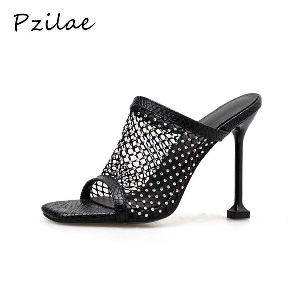 slippers pzilae 2021 fashion gladiator sandals women shoes peep toe thin heels high heel summer mesh rhinestone, Black
slippers pzilae 2021 fashion gladiator sandals women shoes peep toe thin heels high heel summer mesh rhinestone, Black