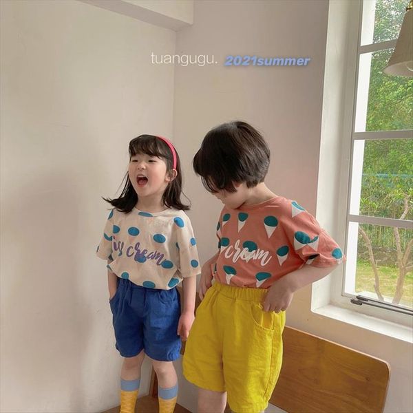 children short sleeve summer ice cream soft round neck casual korean print t shirt for boys and girls, Blue
children short sleeve summer ice cream soft round neck casual korean print t shirt for boys and girls, Blue
