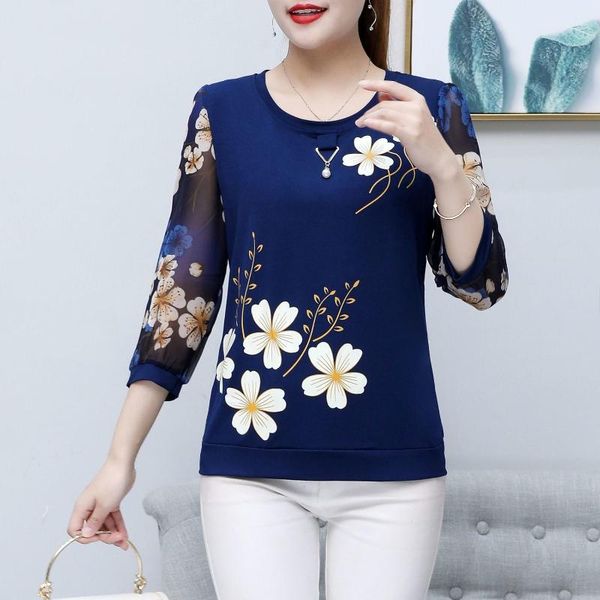 women's blouses & shirts spring summer style chiffon women casual loose o-neck fashion large size blusas mm0445, White
women's blouses & shirts spring summer style chiffon women casual loose o-neck fashion large size blusas mm0445, White