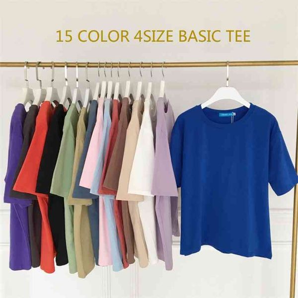 tee shirt 15 solid color basic t-shirt women casual o-neck harajuku summer korean hipster white t s-xl dropship 210607
tee shirt 15 solid color basic t-shirt women casual o-neck harajuku summer korean hipster white t s-xl dropship 210607