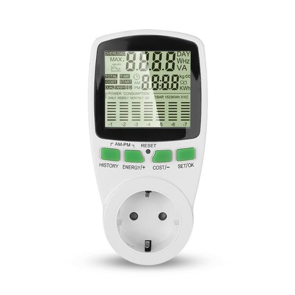 smart power plugs eu/us plug electricity meter wattmeter wattage kwh voltage current socket energy
smart power plugs eu/us plug electricity meter wattmeter wattage kwh voltage current socket energy