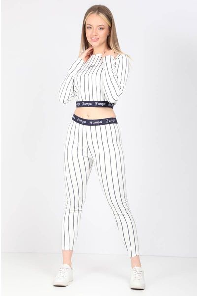 women's leggings womens navy striped long sleeve set, Black
women's leggings womens navy striped long sleeve set, Black