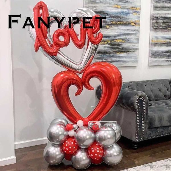 party decoration 64pcs valentine's day balloon set 40inch hook heart red love letter ballon valentines wedding proposal supplies
party decoration 64pcs valentine's day balloon set 40inch hook heart red love letter ballon valentines wedding proposal supplies