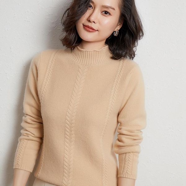 women's sweaters szdyqh turtleneck sweater winter knitted jumper 100% pure wool casual slim long sleeve jacket pullovers, White;black
women's sweaters szdyqh turtleneck sweater winter knitted jumper 100% pure wool casual slim long sleeve jacket pullovers, White;black