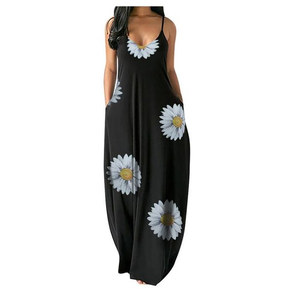 casual dresses party long maxi dress women's summer sundress sunflower print sleeveless plus size pullover robe vestido, Black;gray
casual dresses party long maxi dress women's summer sundress sunflower print sleeveless plus size pullover robe vestido, Black;gray