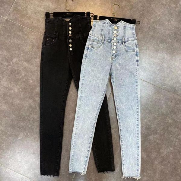 spring arrivals ripped high waist long denim pencil pants women jeans streetwear ml602 women's, Blue
spring arrivals ripped high waist long denim pencil pants women jeans streetwear ml602 women's, Blue