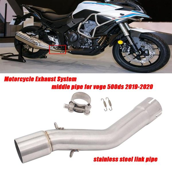 motorcycle exhaust system stainless steel middle link tubes for voge 500ds 2021 connect tail 51mm vent muffler pipe
motorcycle exhaust system stainless steel middle link tubes for voge 500ds 2021 connect tail 51mm vent muffler pipe