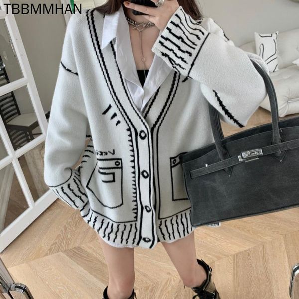 women's knits & tees gilet femme manche longue 2021 autumn women clothes vintage white knitted cardigan coat v-neck loose korean sueter
women's knits & tees gilet femme manche longue 2021 autumn women clothes vintage white knitted cardigan coat v-neck loose korean sueter
