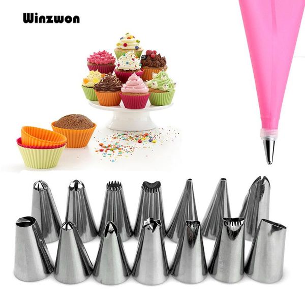 baking & pastry tools reusable bags nozzle set icing piping silicone bag russian nozzles diy cream cake s3
baking & pastry tools reusable bags nozzle set icing piping silicone bag russian nozzles diy cream cake s3