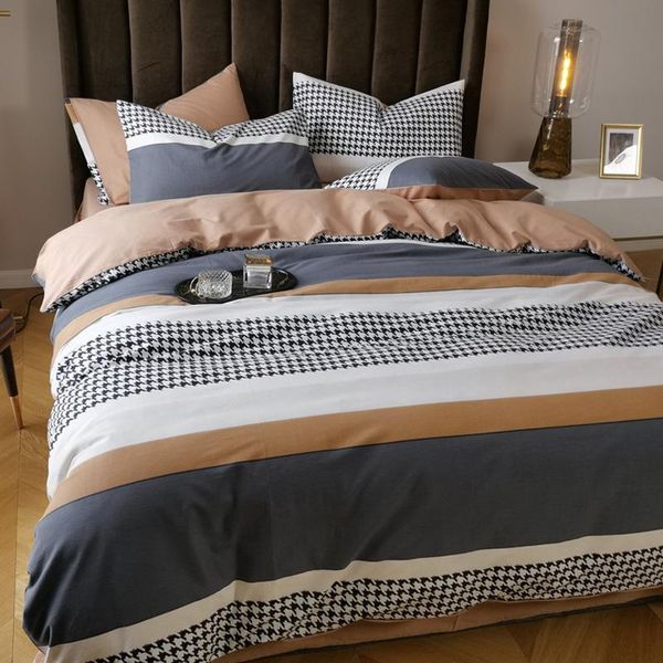 bedding sets est 100% cotton set striped duvet cover child bed sheets pillowcases comforter king size 4pcs
bedding sets est 100% cotton set striped duvet cover child bed sheets pillowcases comforter king size 4pcs