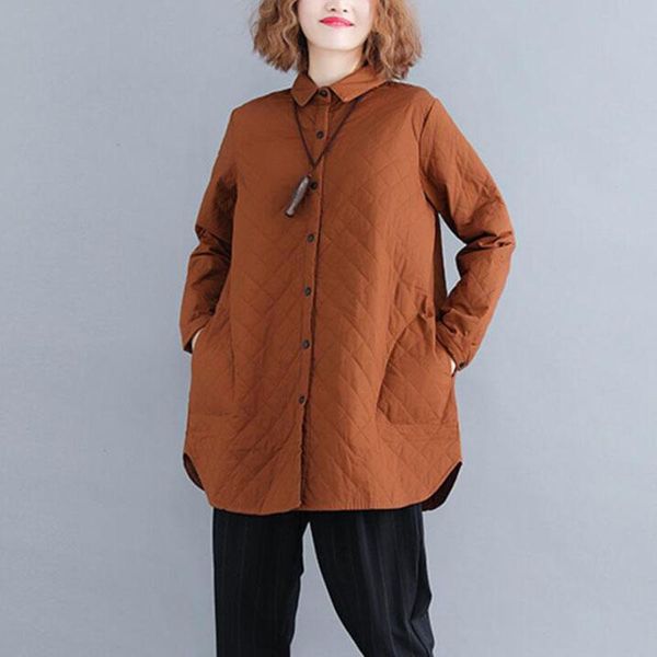 women's jackets spring autumn 2021 fashion women jacket coat single-breasted add fertilizer plus size clothes outwear loose, Black;brown
women's jackets spring autumn 2021 fashion women jacket coat single-breasted add fertilizer plus size clothes outwear loose, Black;brown