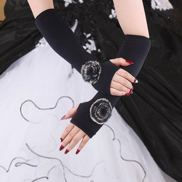 five fingers gloves autumn winter women knit arm wrist sleeve long half mittens hand warmer fingerless outdoor warm cover for lady, Blue;gray
five fingers gloves autumn winter women knit arm wrist sleeve long half mittens hand warmer fingerless outdoor warm cover for lady, Blue;gray