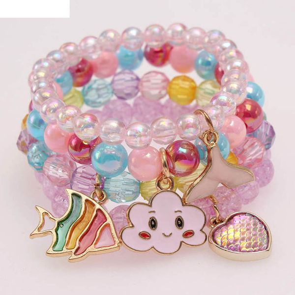 girls bracelet jewelry childrens accessories ocean unicorn rainbow pendant children's colored acryl beaded crystal b8009, Red;brown
girls bracelet jewelry childrens accessories ocean unicorn rainbow pendant children's colored acryl beaded crystal b8009, Red;brown